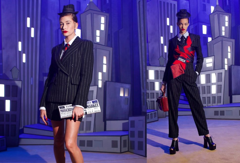Wolf of Wall Street Moschino Fall RTW 2021
