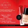 Sesi Pengalaman Cantik GLAM Beauty Club X Armani beauty
