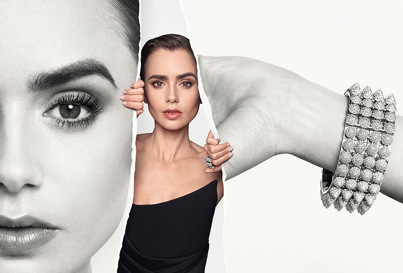 lily collins cartier