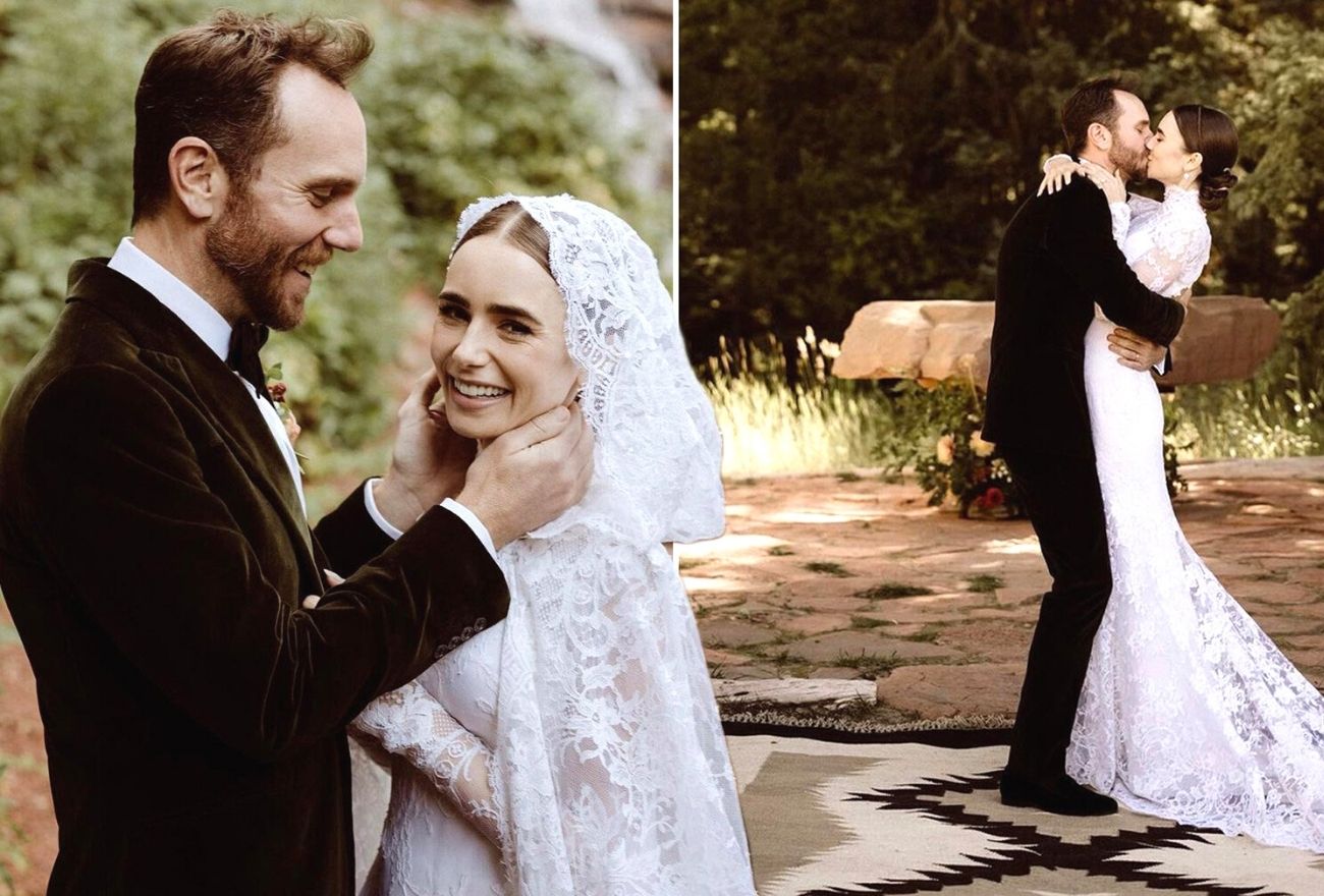 Di Sebalik Upacara Perkahwinan Intim Lily Collins