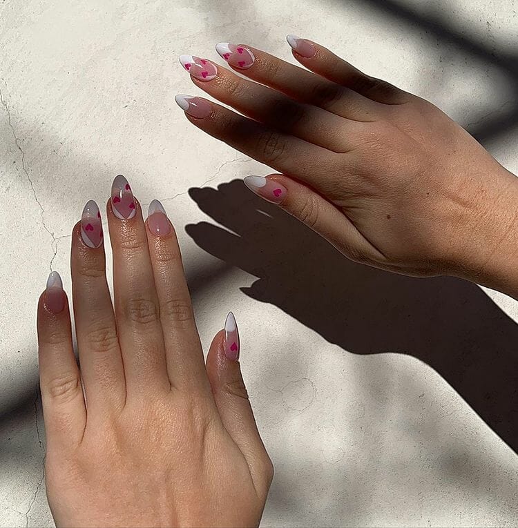 nail art valentine
