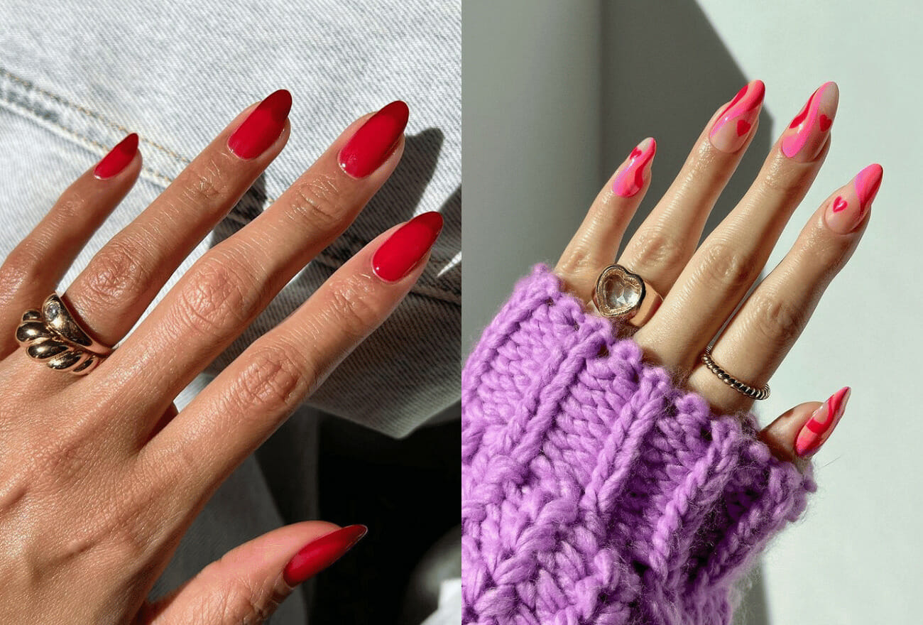 Nail Art Valentine