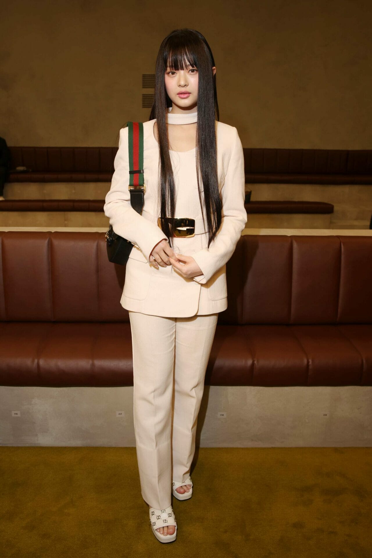 gucci front row