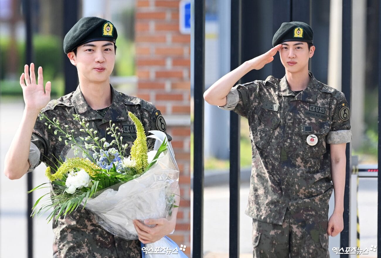 Bintang Global, Jin BTS, Tamat Latihan Ketenteraan