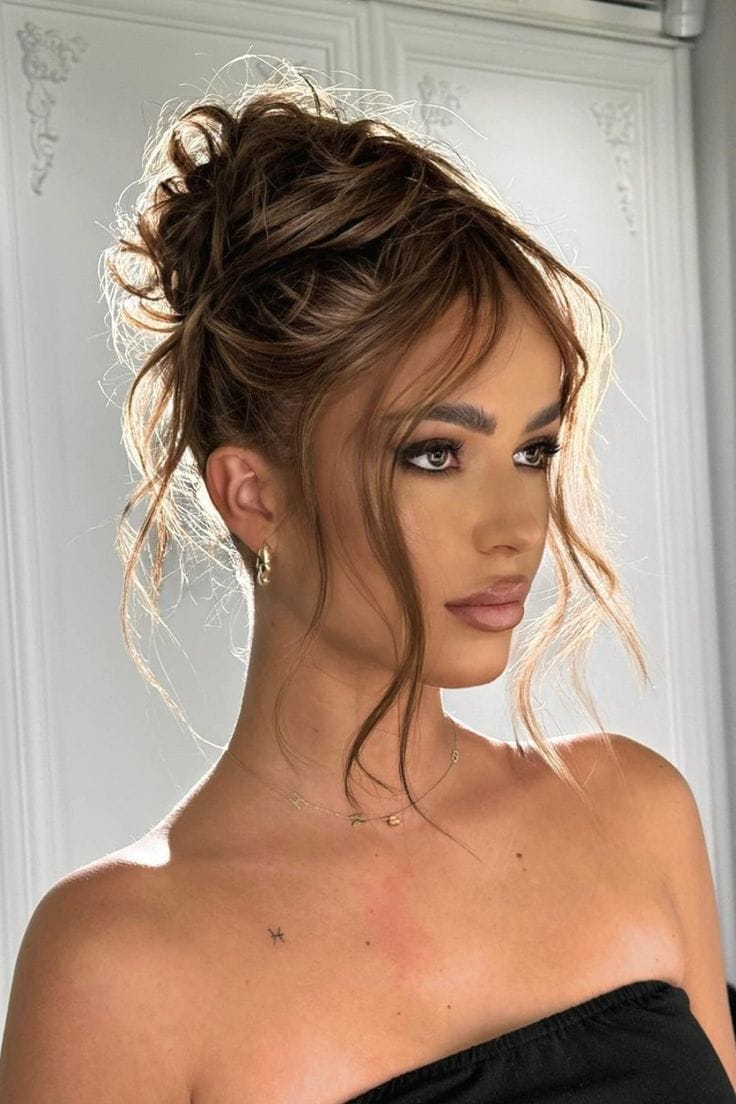 messy bun
